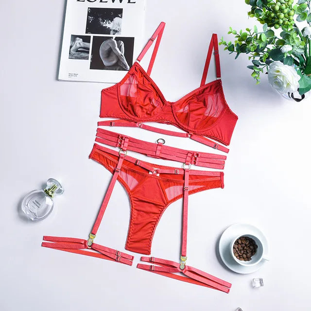 Julietta™ | Luxuriöses 3-teiliges Lingerieset